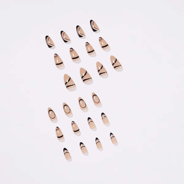 Artificial nails with elegant minimalist design Stornfield