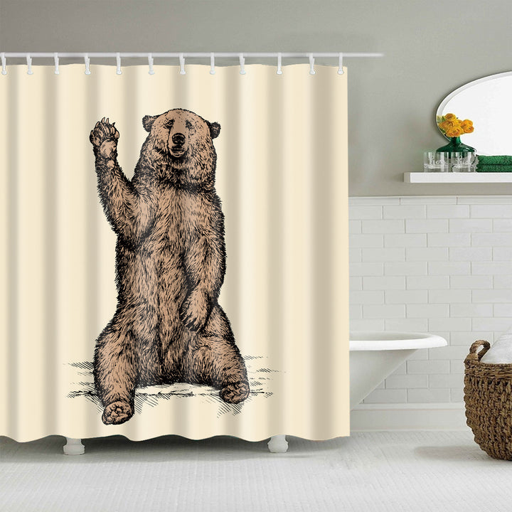 Floral Patterned Bathroom Shower Curtain Stornfield