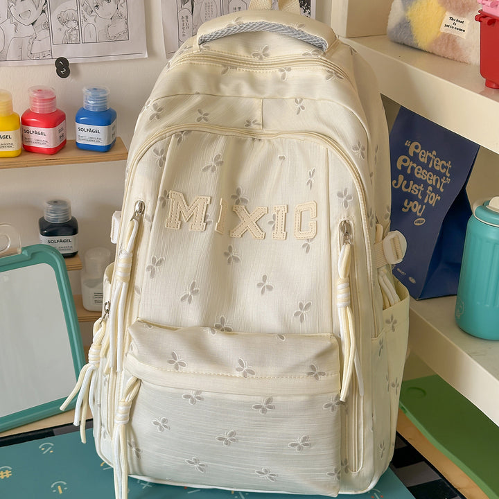 Floral Appliqué Stylish Backpack Stornfield