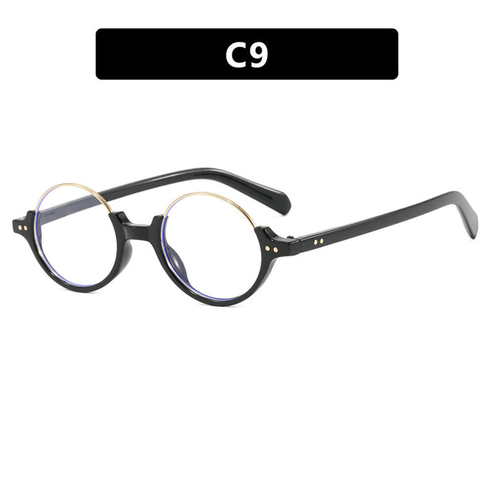 Women's round sunglasses with elegant plastic frame Stornfield