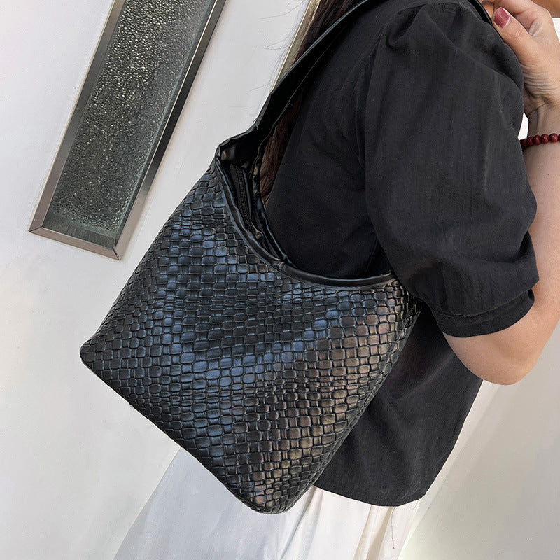 Textured Woven Hobo Bag Stornfield