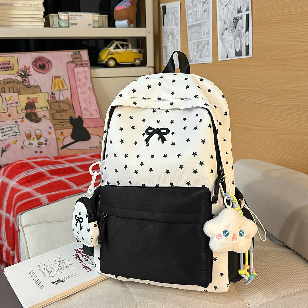 Backpack with Playful Design and Creative Storage Solutions Stornfield