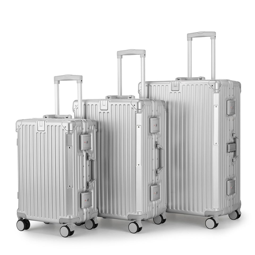 Unisex Aluminum Hard Shell Travel Luggage Set Stornfield