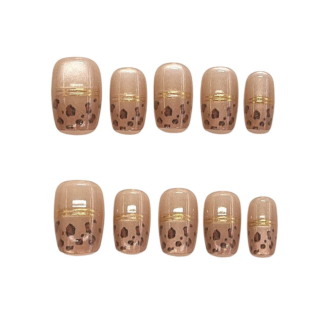 Elegant Press-On Nail Art Set Stornfield