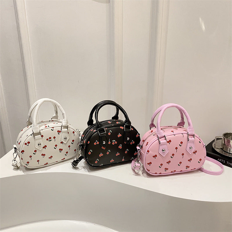 Playful Cherry Print Handbag Stornfield