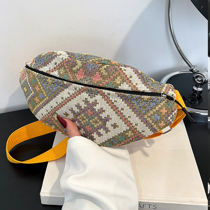 Bohemian Style Woven Fanny Pack