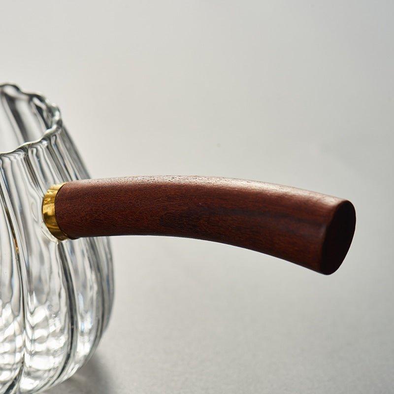 Glass Pot With Wooden Handle | Stornfield