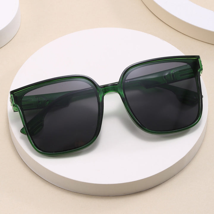 Women stylish square sunglasses with transparent frame Stornfield