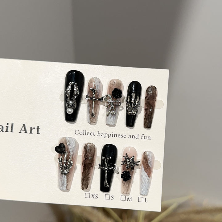 Artistic Press-On Nail Designs