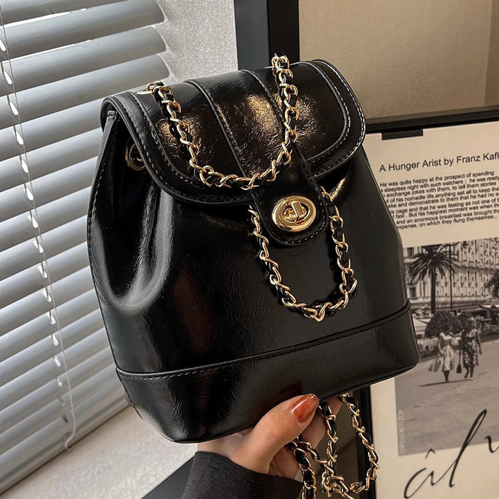 Chic Chain-accented Bucket Handbag Stornfield