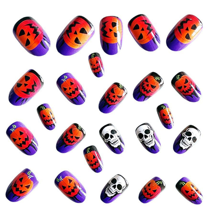 Acrylic nail set with Halloween motif Stornfield