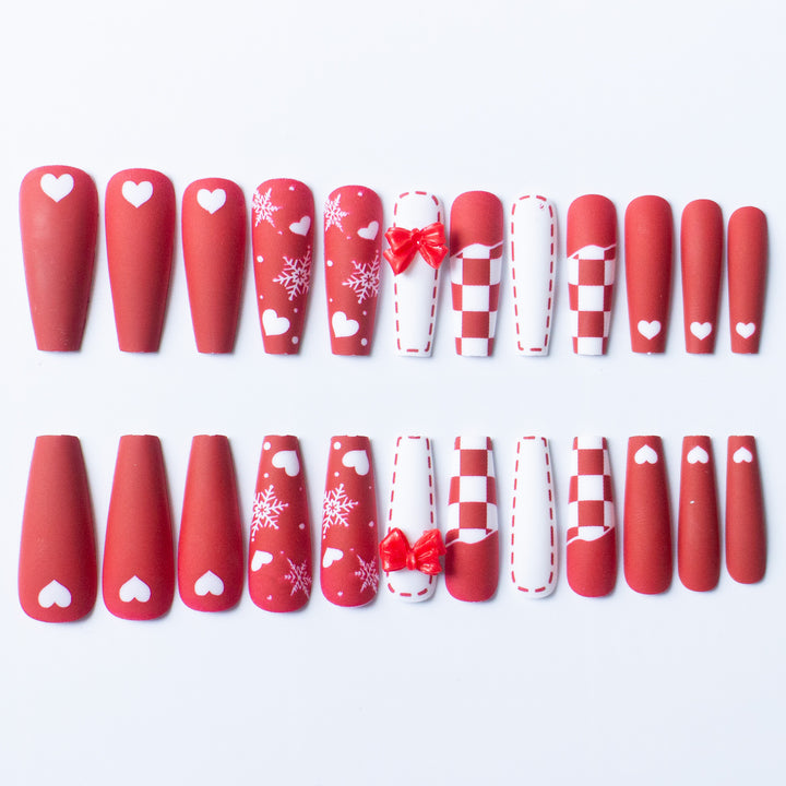 Festive Winter-Themed Nail Art Kit