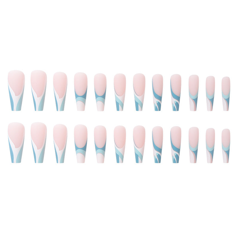 Stylish Geometric Press-On Nails Stornfield