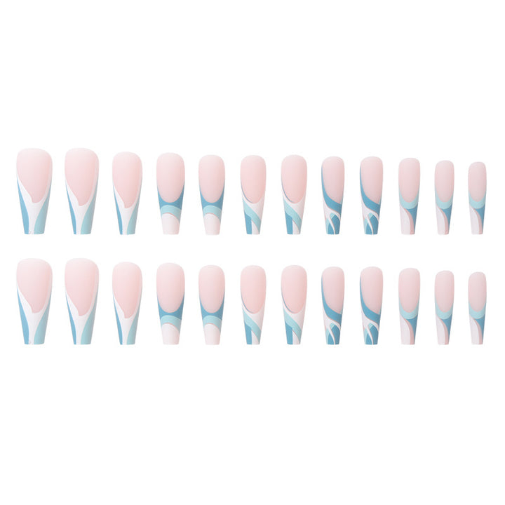 Stylish Geometric Press-On Nails Stornfield