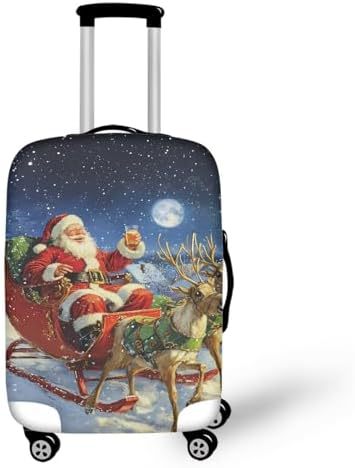 Unisex nano elastic suitcase cover with horse and sunflower motif, stretchable stretch protection for hard shell trolley with zipper Stornfield