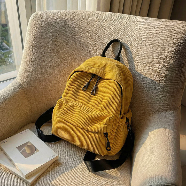 Cord-Backpack with Practical Front Pocket Stornfield