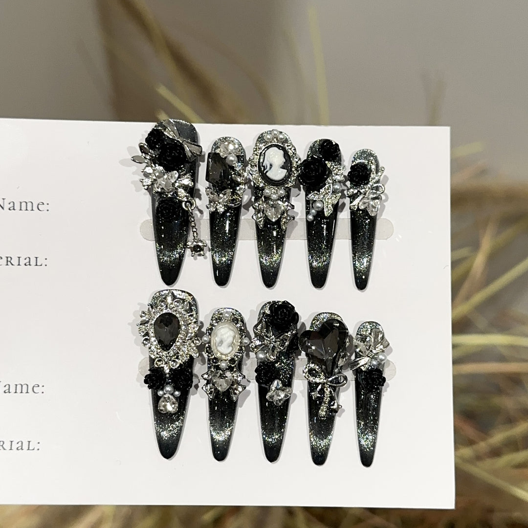 Gothic-Inspired Nail Art Kit