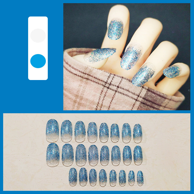 Glittering Ombre Press-On Nails