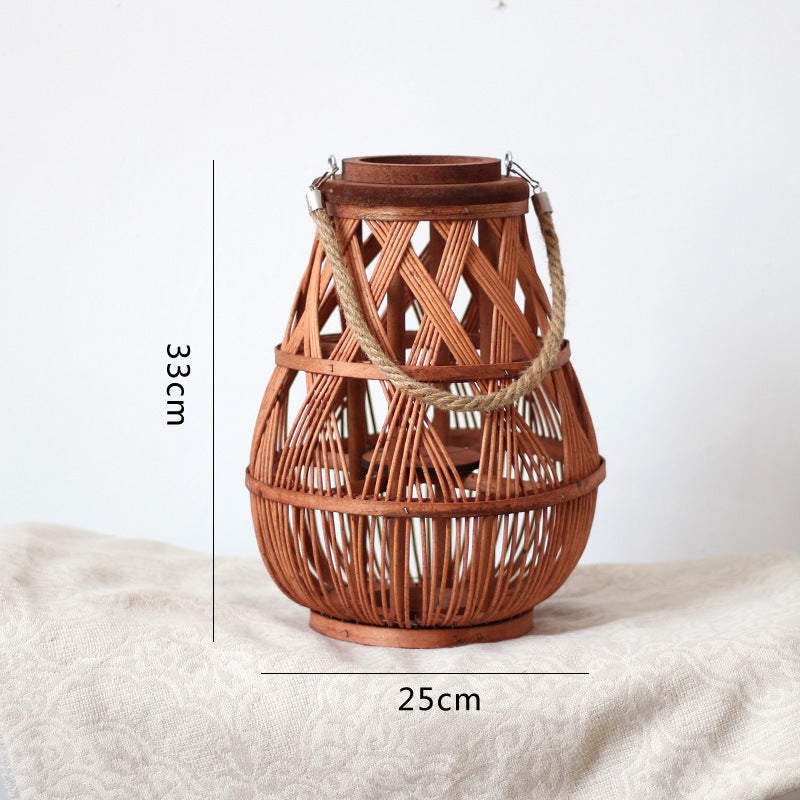 Handmade Rattan Lantern Stornfield