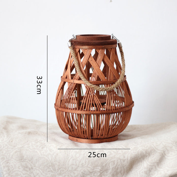Handmade Rattan Lantern Stornfield