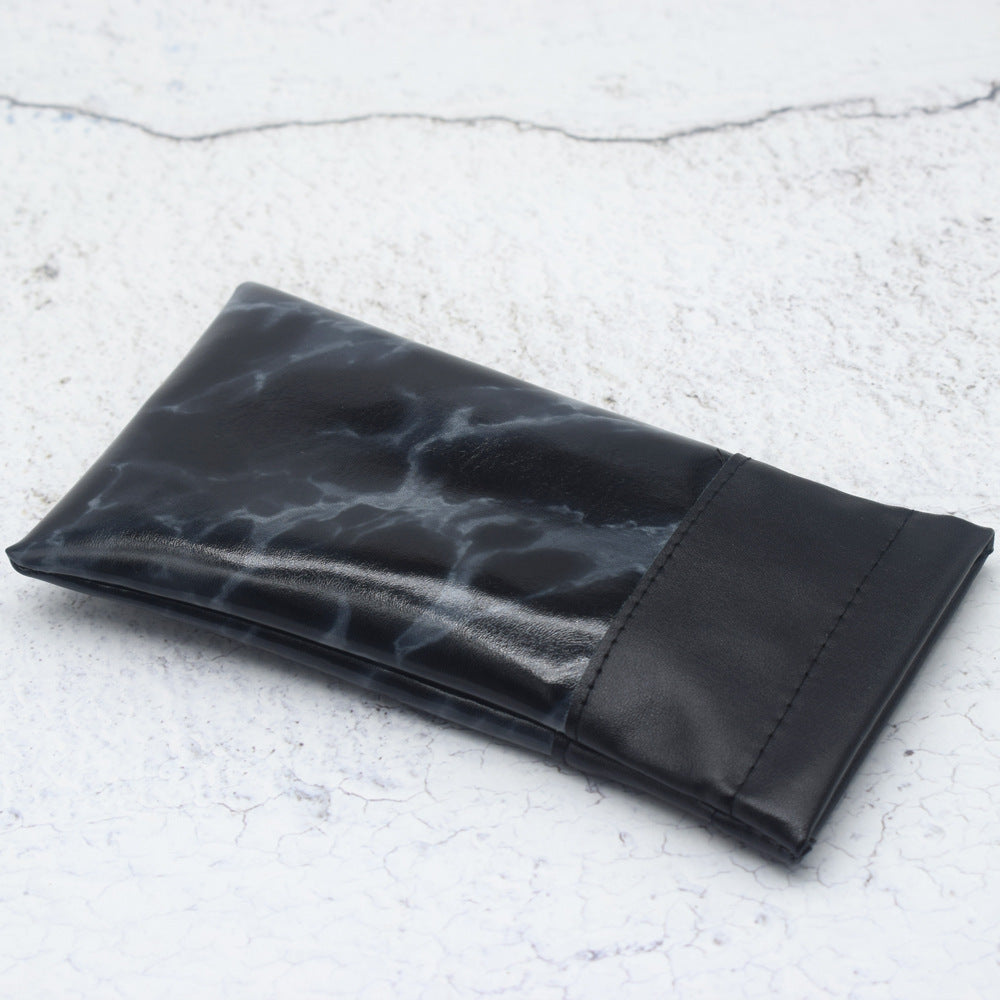 Stylish Marble-Patterned Eyewear Case Stornfield