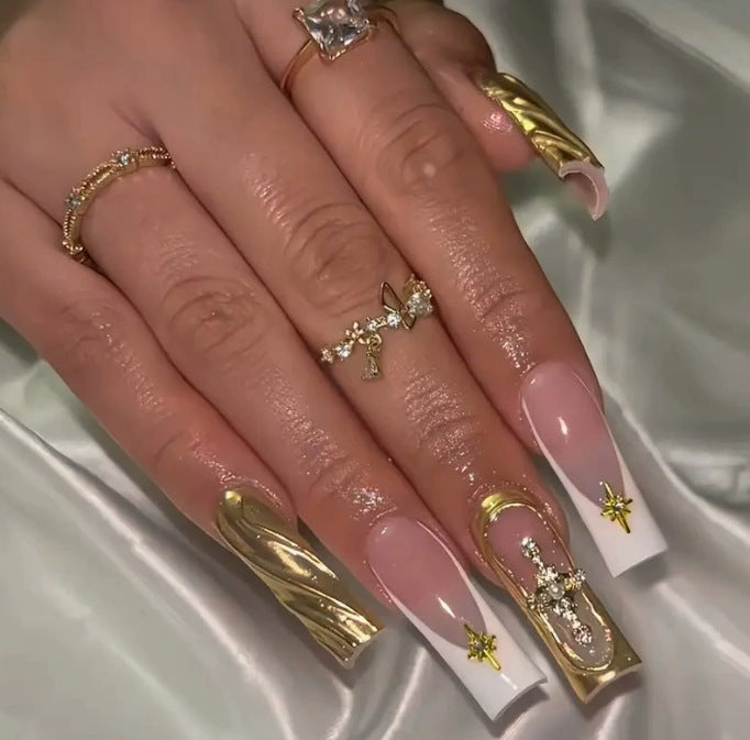 Extravagant Decorative Acrylic Nail Art Enhancements Stornfield