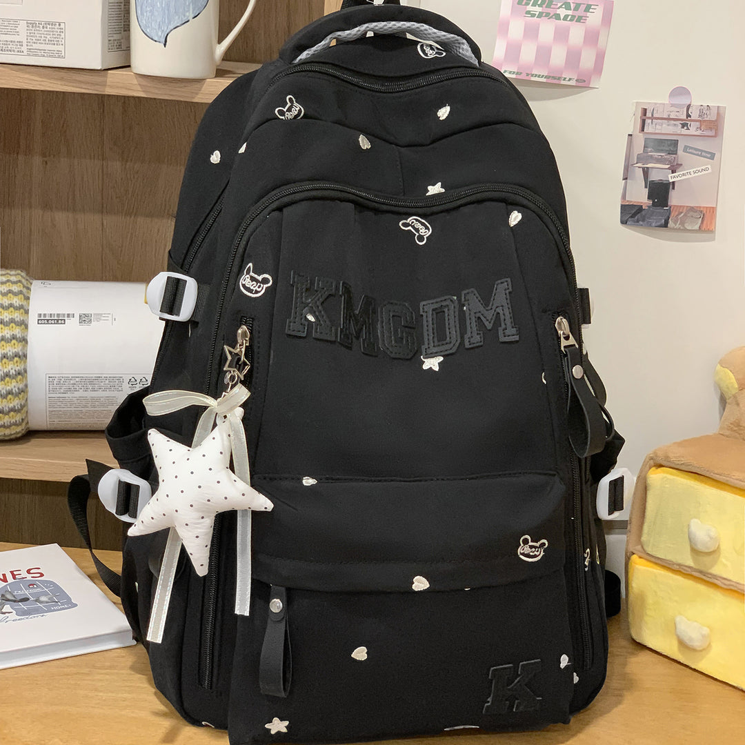 Stylish Embroidered Backpack Stornfield 1791205224