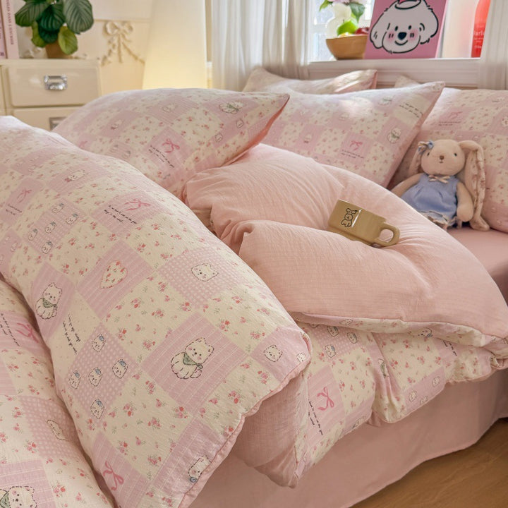 Cartoon-Themed Bedding Set