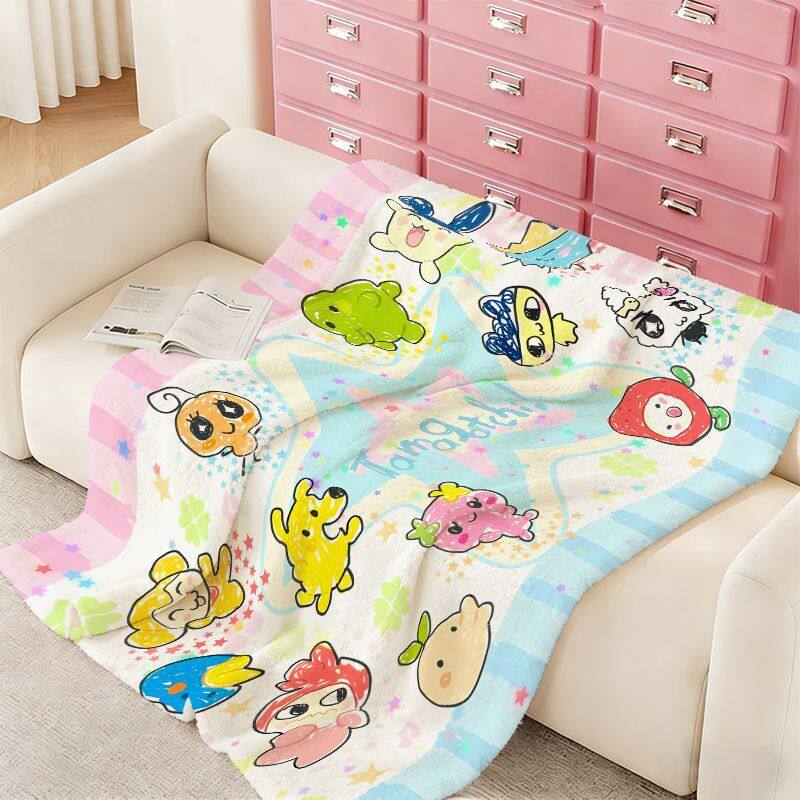 Cartoon-Themed Cozy Blanket