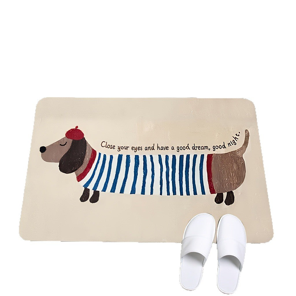 Cartoon-Themed Bath Mat Stornfield