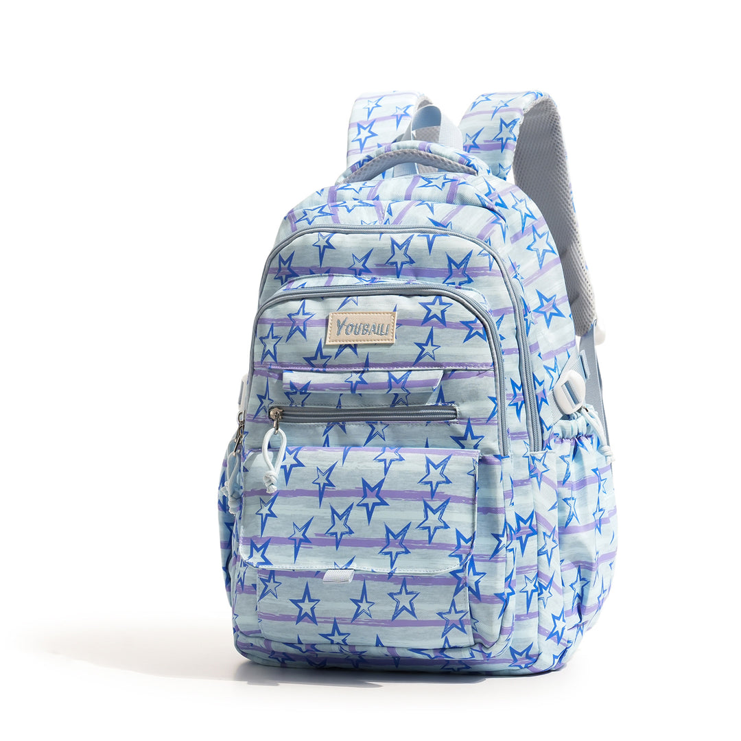 Fun Star-Patterned School Backpack Stornfield