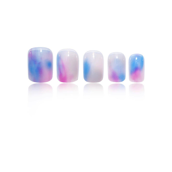 Artistic Watercolor Nail Extensions Stornfield