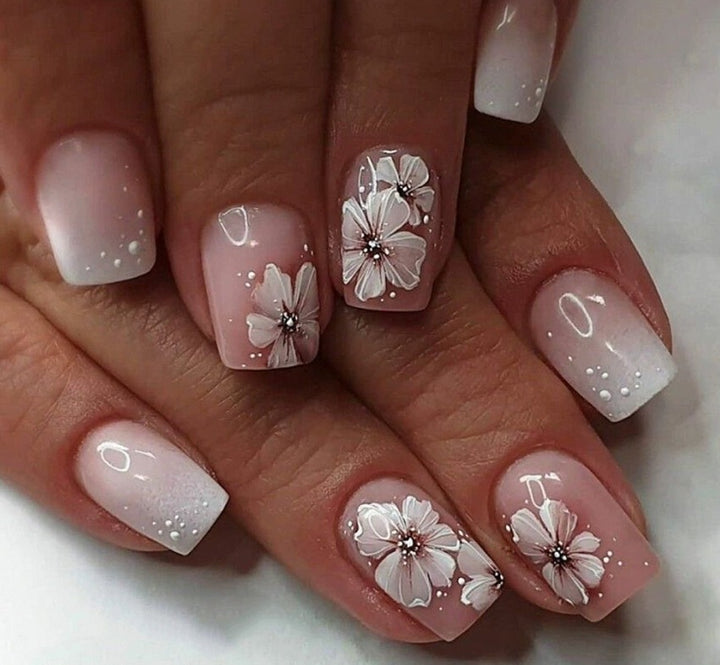 Floral Art Nail Design Stornfield