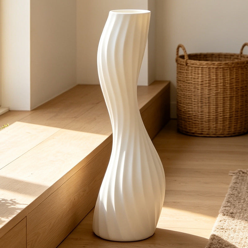 Elegant Twisted Decorative Floor Vase Stornfeild