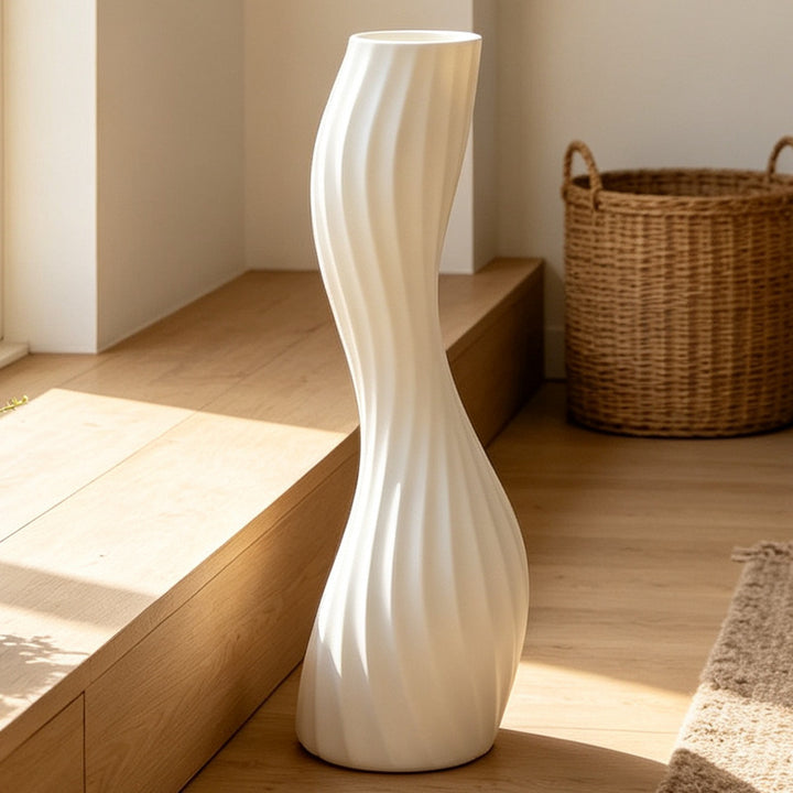 Elegant Twisted Decorative Floor Vase Stornfeild
