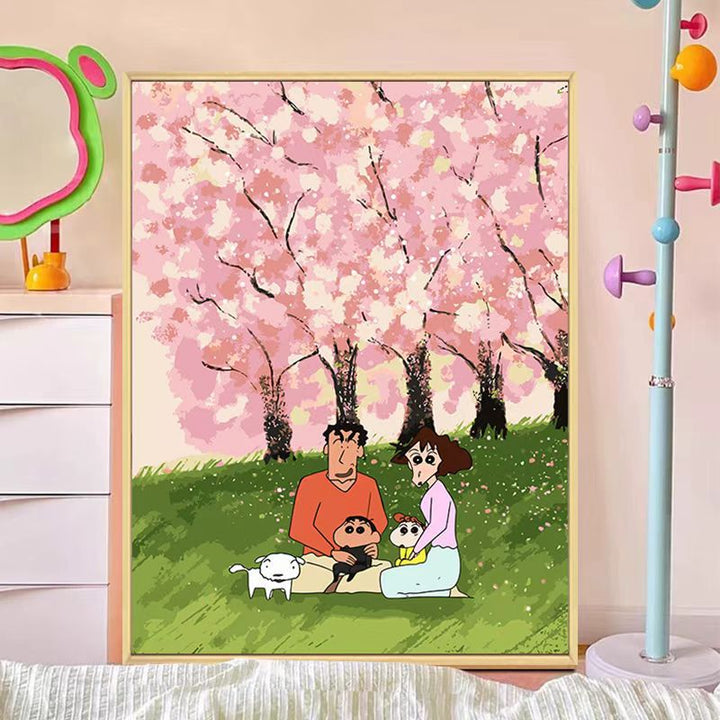 Whimsical Family-Themed Canvas Wall Art Stornfield