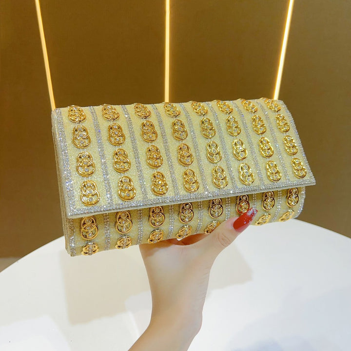 Decorative Rhinestone Clutch