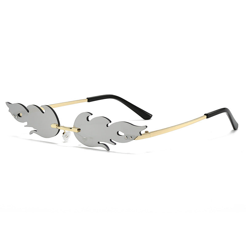 Ladies extravagant sunglasses in creative flame design Stornfield