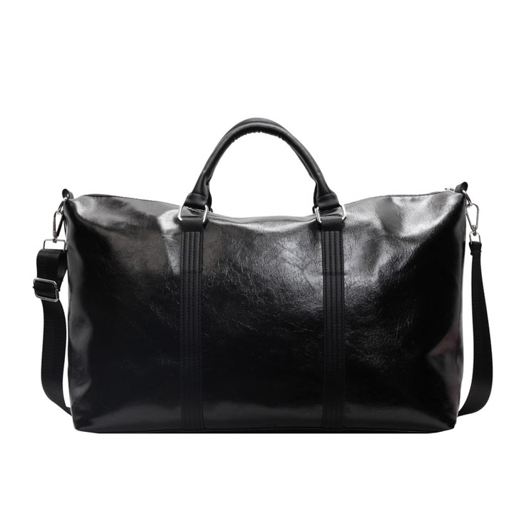 Premium Leather Weekend Duffel Bag Stornfield