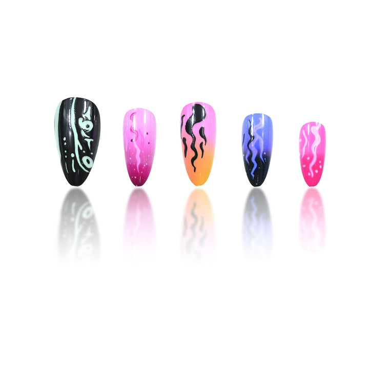 Artistic Pointed Nail Extensions