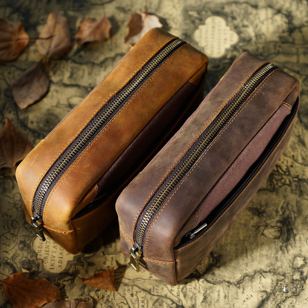 Versatile Leather Pencil Case