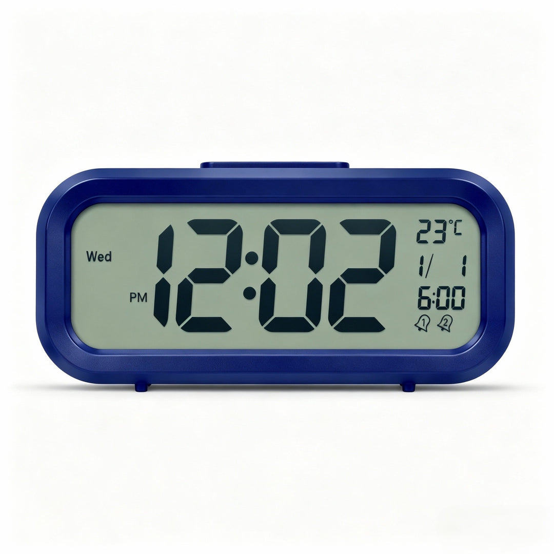 Digital alarm clock with temperature sensor and large LED display Stornfield