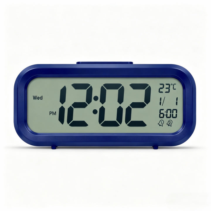 Digital alarm clock with temperature sensor and large LED display Stornfield