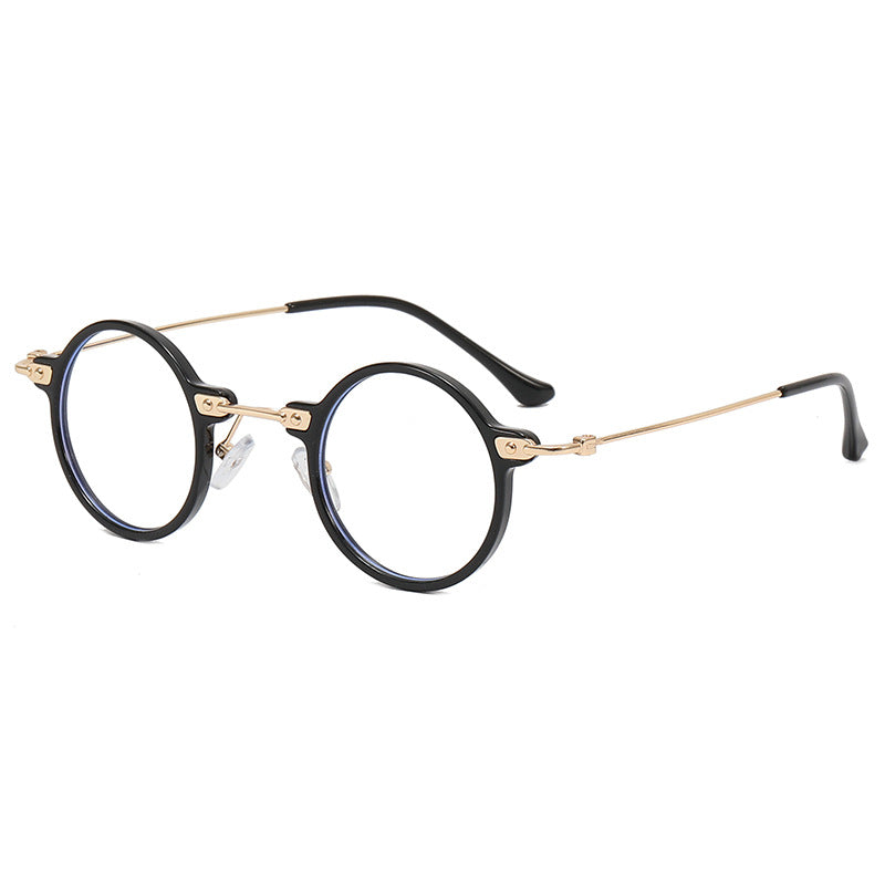 Ladies round glasses with delicate metal frame Stornfield