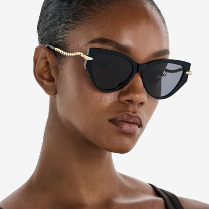 Ladies Cat-Eye Sunglasses with elegant metal frame and fashionable accents Stornfield
