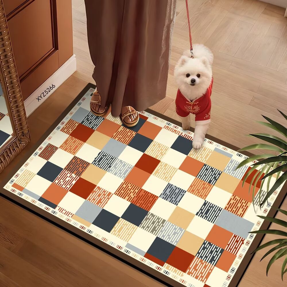 Colorful Patterned Floor Mat Stornfield