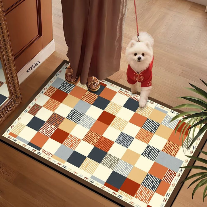 Colorful Patterned Floor Mat Stornfield