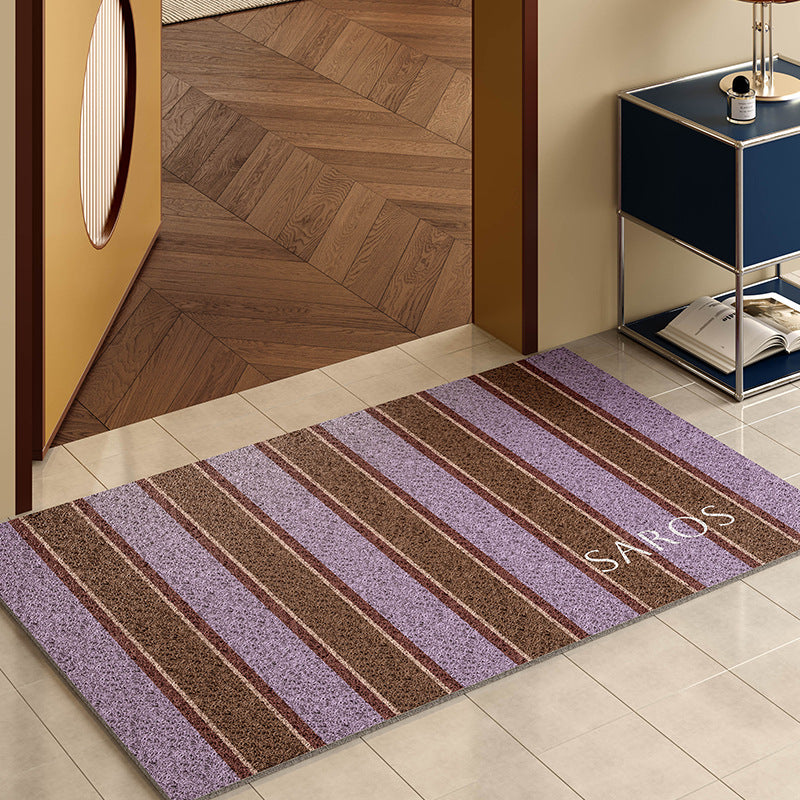 Decorative Striped Entryway Mat