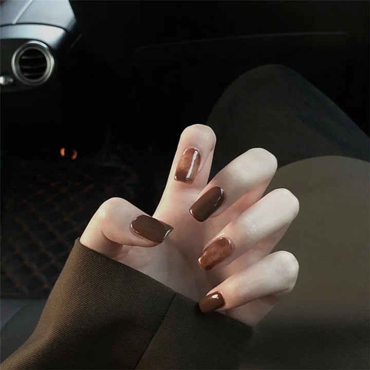 Glossy Nail Art Press-On Nails Set Stornfield