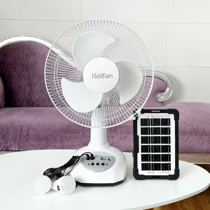 Women's Innovative Solar Fan with Smart Control System Stornfield